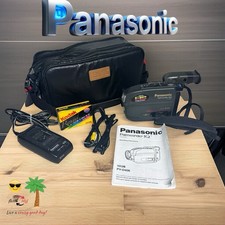 Panasonic Palmcorder IQ PV-D406 Camcorder Bundle Untested L  K READ