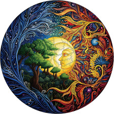 Wooden Puzzle for Adults, 200 Pcs Wood Puzzles Adult, Irregular Animal Shaped Un