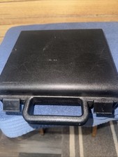1990s Hard Black Audio Cassette Storage Carrying Case Holds 20 Tapes Clik Case