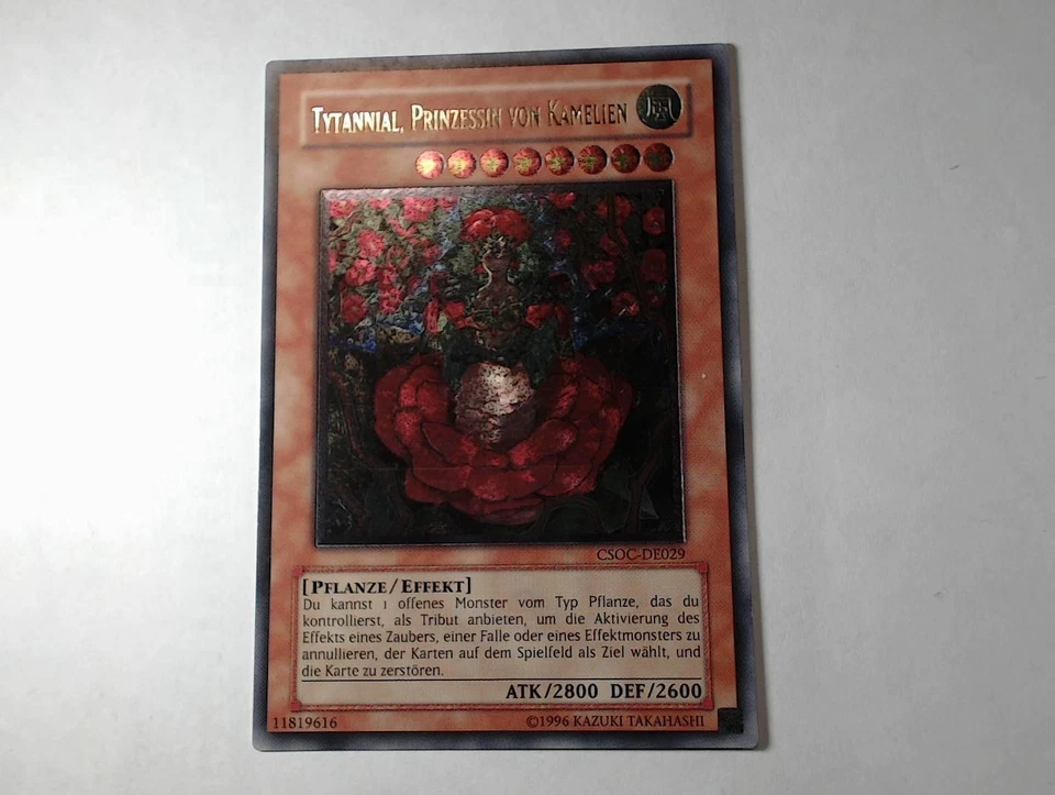 Yugioh TYTANNIAL, PRINZESSIN VON KAMELIEN , csoc-de029 Ultimate Rare deutsch NM - Bild 2 von 4