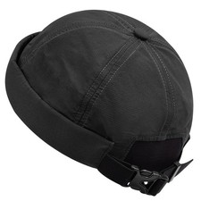 Quick Dry Brimless Hat Lightweight Mesh Beanie Docker Cap Rolled Cuff Sailor