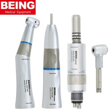 BEING Dental Slow Speed Air Motor Contra Angle Straight Handpiece 4 Holes KAVO