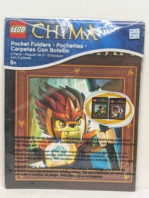 LEGO Legend Of Chima Pocket Folders 2 Pack  School 12 H x 9 W