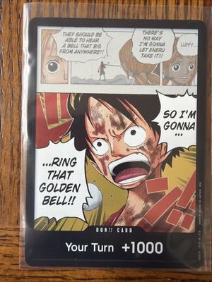 are don cards rare in one piece DON!! Card (Tin Pack Set Vol. 1 -Monkey.D.Luffy-) - Promotion Unique alternate art design featuring the iconic Wings of the Captain scene for collectible appeal Understanding One Piece TCG Rarity