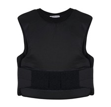 COOLMAX COVERT VEST - BLACK BALLISTIC LEVEL II STAB LEVEL 1 SPIKE LEVEL 1 SIZE L