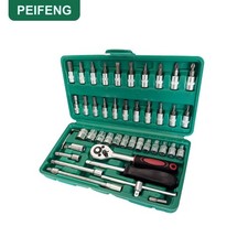 Portable OEM Modern Auto Repair Tool Set Hard Case Combination Wrenches Pliers