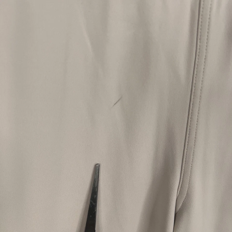 Брюки спортивные женские маленькие миниатюрные бежевые венецианские брюки с высоким подъемом с карманами на молнии расклешенные - Изображение 4 из 4