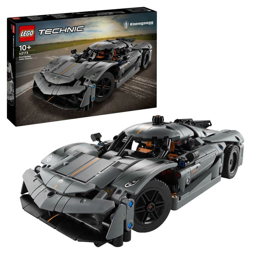LEGO Technic Koenigsegg Jesko Absolut Grey Hypercar 42173 Building Set 10+ - Image 2