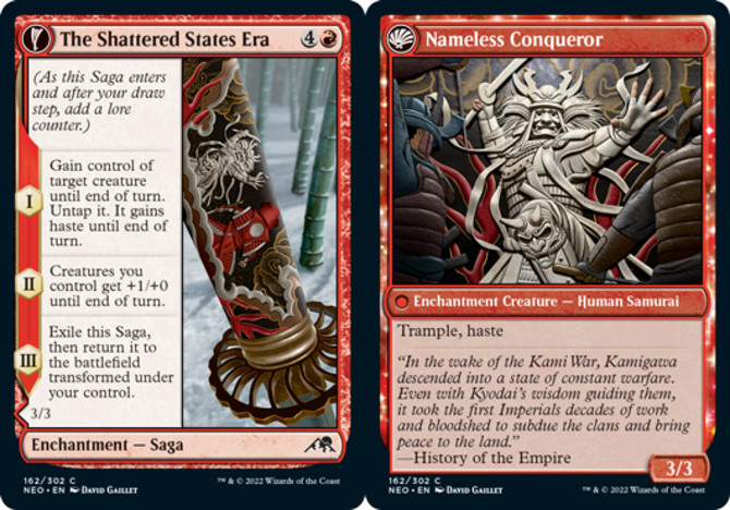 The Shattered States Era // Nameless Conqueror Kamigawa: Neon Dynasty Casi Como Nuevo,