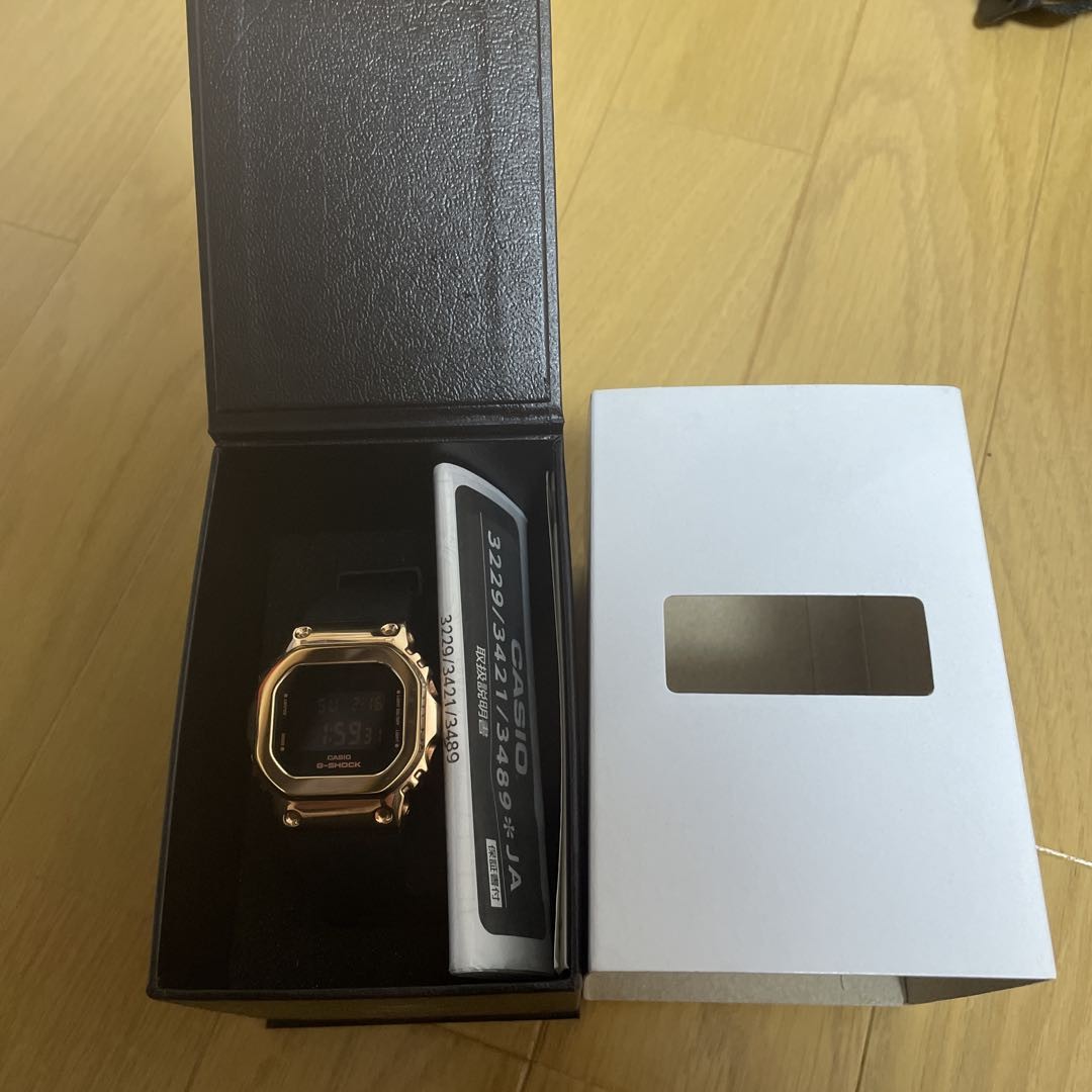 G-Shock 3489 Digital Quartz Women Casio Watch Gold Case