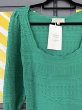 Sezane Green Hallie Knit Dress Size XS 34 (UK 6)