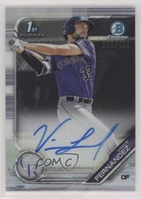 2019 Bowman Chrome Prospect Refractor 190/499 Vince Fernandez #CPA-VF Auto 0a2