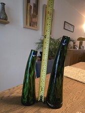 Green And Black Leonardo Vases
