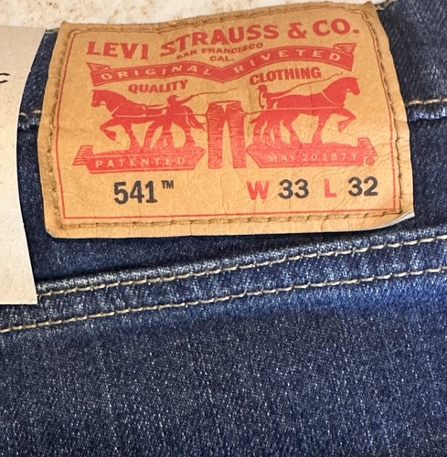 Levi's 541 Athletic Taper Jeans Blue W\ Stretch Size 33X32 NWT MSRP $69.50 - Picture 3 of 10