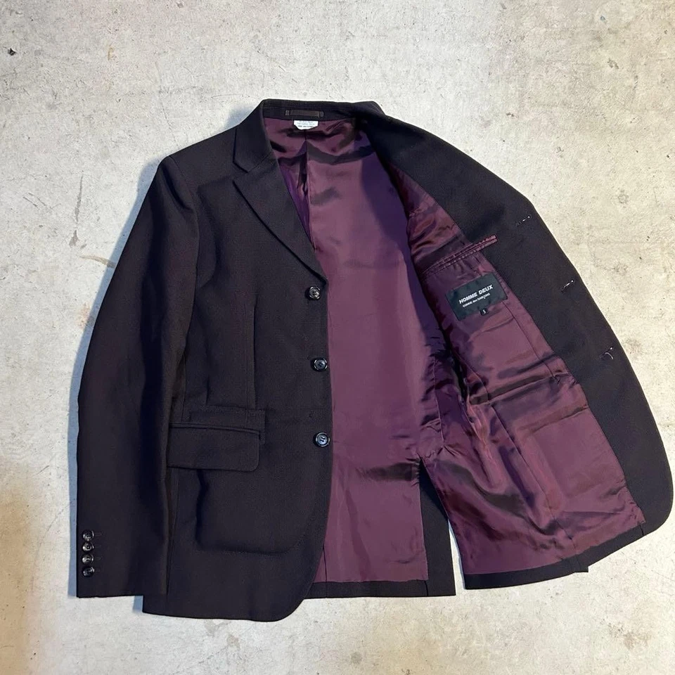 COMME des GARÇONS HOMME DEUX Tailored Jacket, Black, Men's, Size Small - Image 2 of 4