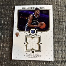 2025-26 TOPPS FLAGSHIP FRANCHISE FABRICS CEDRIC COWARD #FF-CC MINT GRIZZLIES