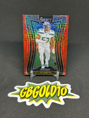 2024 Select Football - Boye Mafe Red Mojo Prizm /49