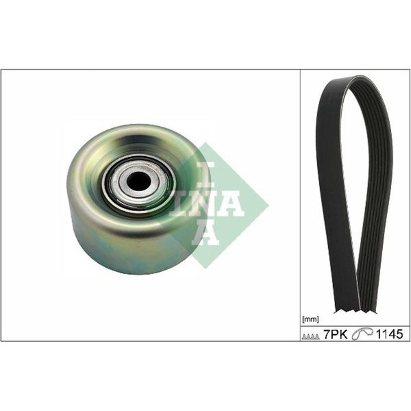 INA Keilrippenriemensatz Keilrippenriem FüR Nissan Note E11 NE11 NV200 Evalia-image