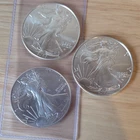United States Mint American Eagle Silver Coins 2025 & 2026 Lot of 3 1 oz .999