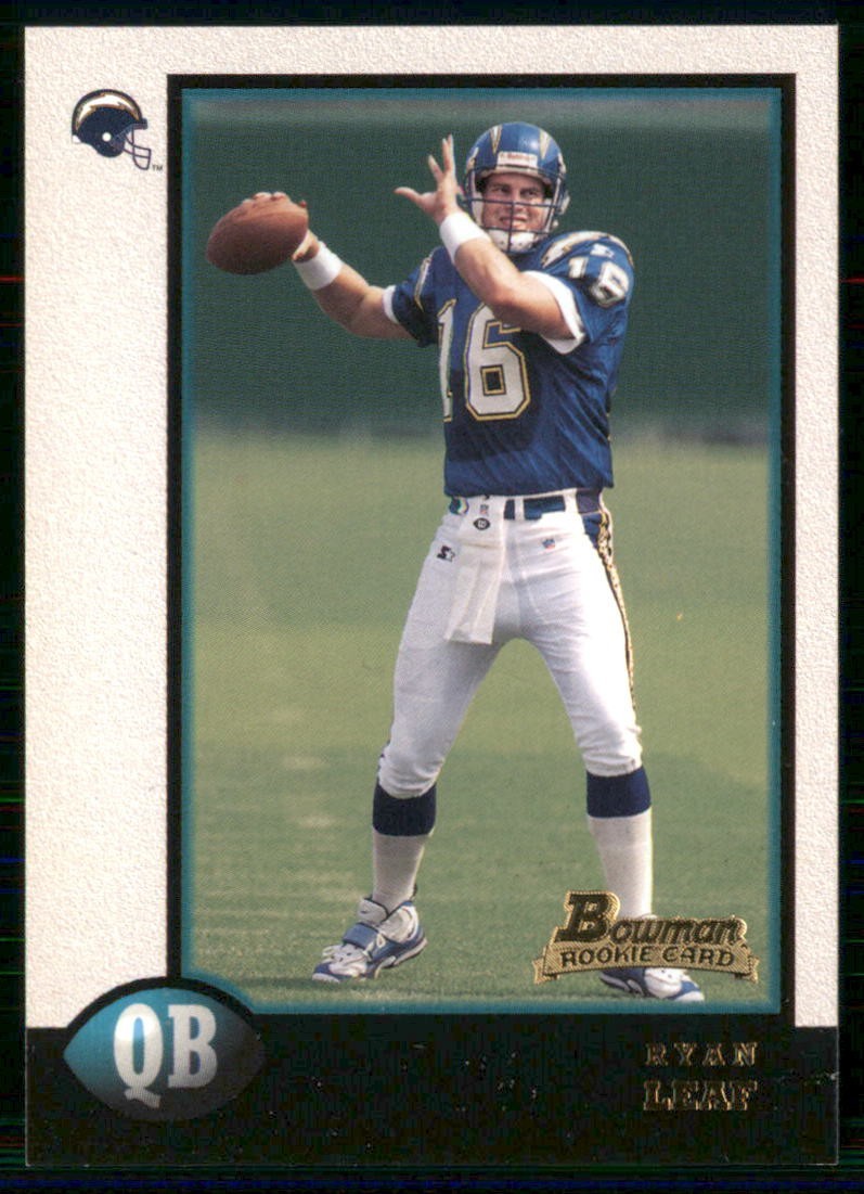 1998 Bowman - Ryan Leaf #10 RC