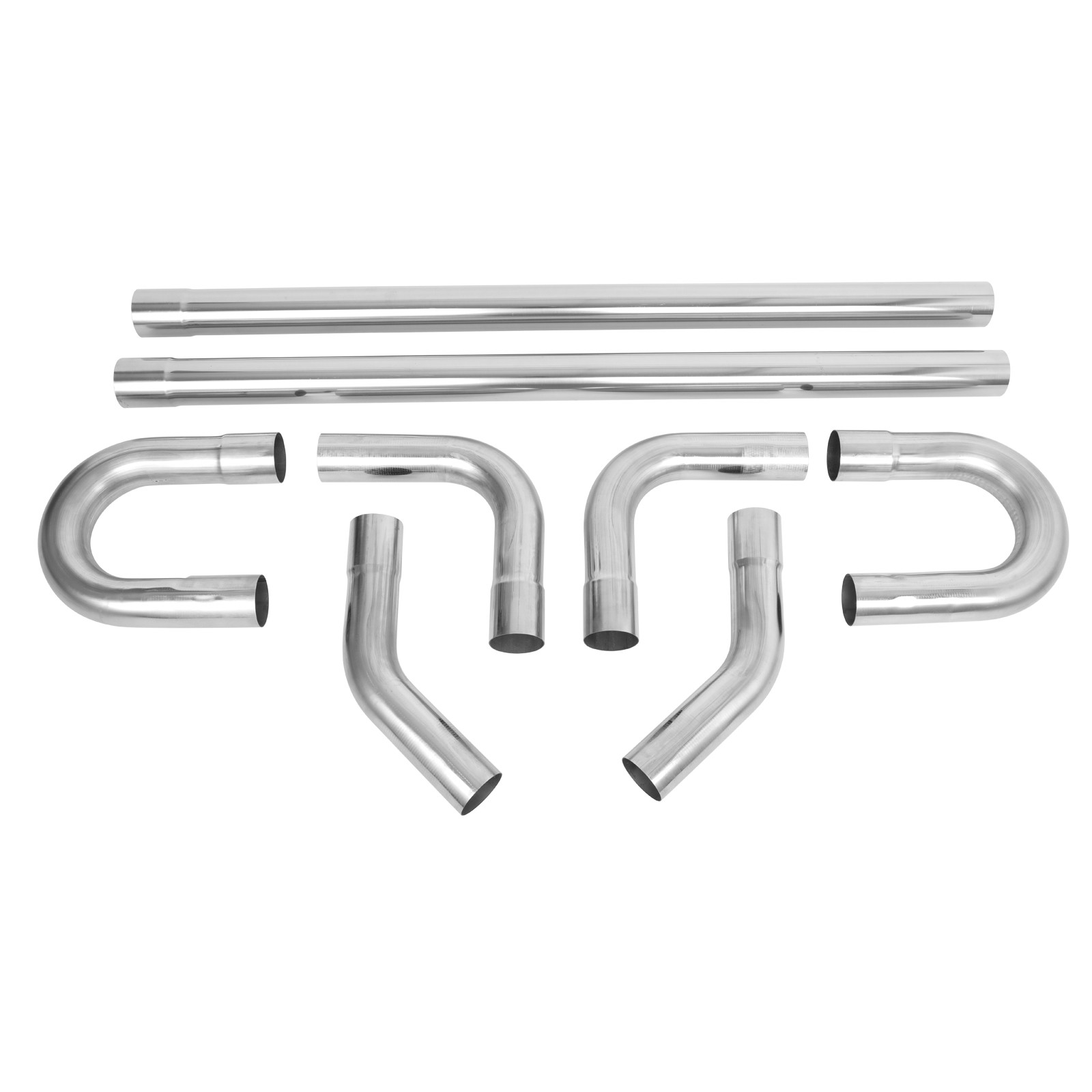 2.5” Exhaust Tubing Mandrel Bend Pipe U-Bend Tubing For Ford Mustang 3.8L 99-04