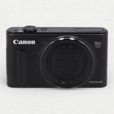 Canon Powershot SX610 HS Black Compact Digital Camera 20.2 MP Optical Zoom 18x