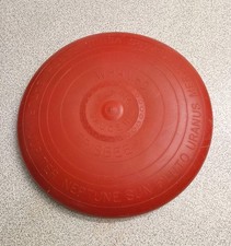 Vintage Wham O Frisbee Flying Saucer 1960  s Planets Red Really Nice Condition 9"