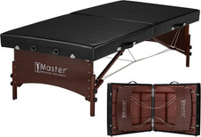 Extra Wide Portable Massage Table for Yoga, Thai  Rehab Therapy - 33.5