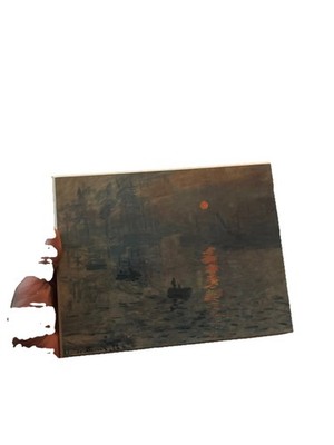 1962 Monet Soleil (Sunrise) Levant 9.5x11.5  Art Print; SPADEM Braun; France