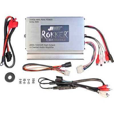 J&M Rokker XXR Stage-6 2040W 4-Channel Amplifier Kit Motorcycle Street Bike