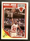 MICHAEL JORDAN- 1989-1990 FLEER CARD # 21 - CHICAGO BULLS-SCORING AVERAGE LDR.
