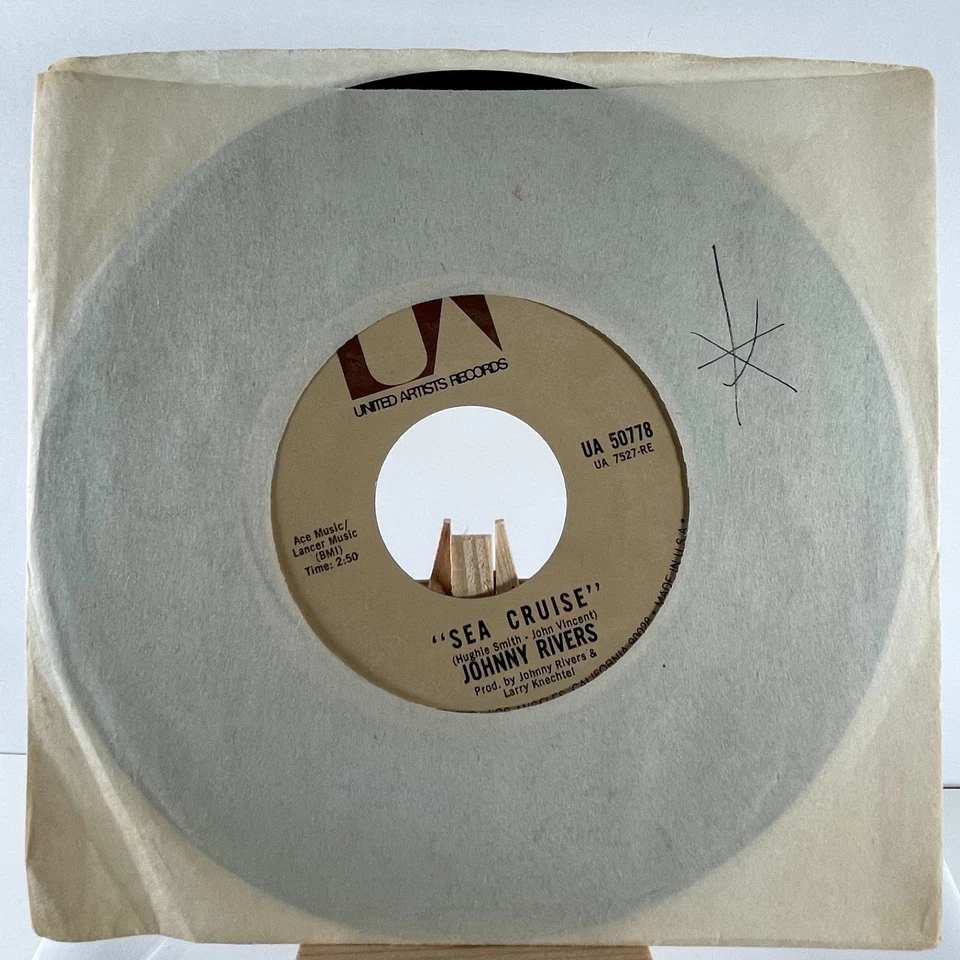 JOHNNY RIVERS 45 RPM SEA CRUISE / OUR LADY OF THE WELL—EX - Image 3 of 4