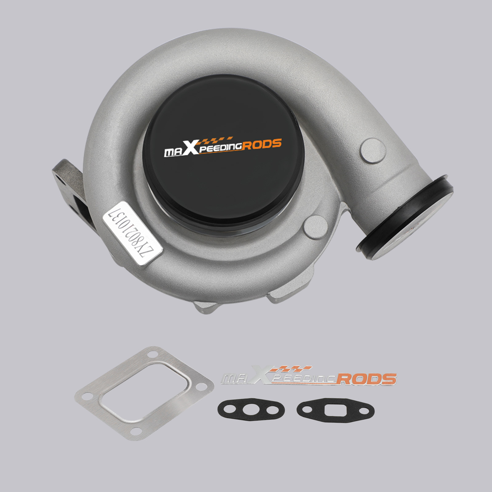 Aftermarket T76 Turbocharger Comp A/R .80 Rear T4 .96 A/R Oil Cooled 500HP+