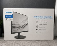 Philips V-LINE  272V8LA monitor 75Hz  FHD Monitor, OPENED, NOT USED BLACK