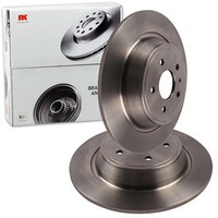 2X NK Bremsscheiben 316Mm Voll Hinten Passend FÜR Ford Kuga Mondeo