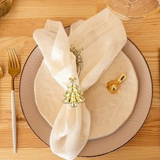 Seasonal Iron Tree Napkin Holder Decorative Dining Essential For Festival