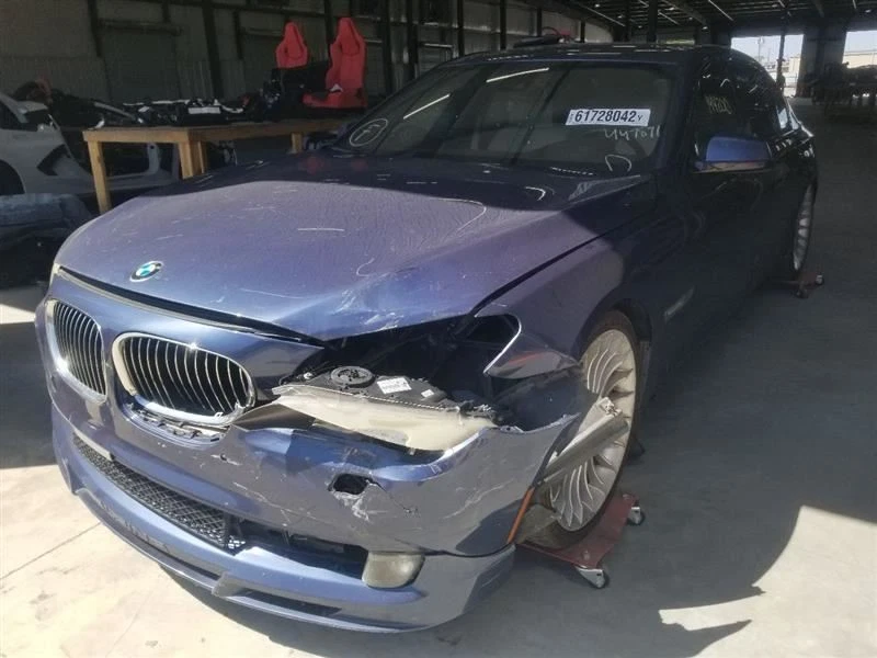 11 BMW ALPINA B7 F02 LWB DOOR ASSEMBLY REAR LEFT DRIVER BLUE - Image 2 of 4