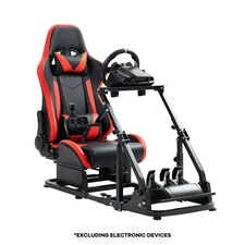 Hottoby Racing Simulator Cockpit With Seat Fit Logitech G920 G923 Thrustmaster