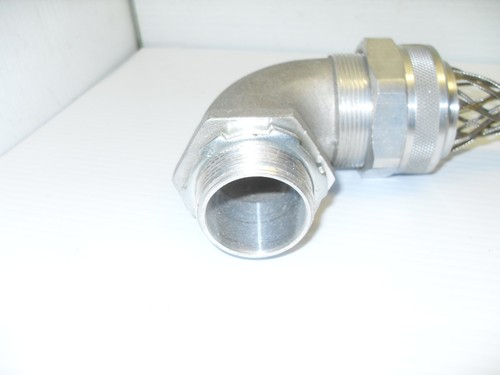 NEW 1-1/4" WOODHEAD MOLEX 36364 LIQUID-TIGHT 90-DEGREE CORD GRIP 1.250-1.375" - Picture 10 of 11