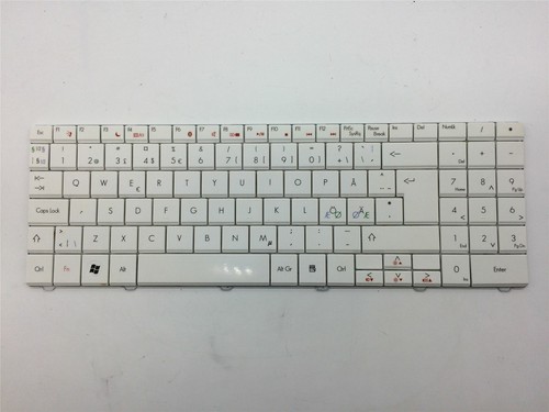 Clavier Belge Original Azerty Packard Bell EasyNote 0KN04K1BE02 Blanc Neuf
