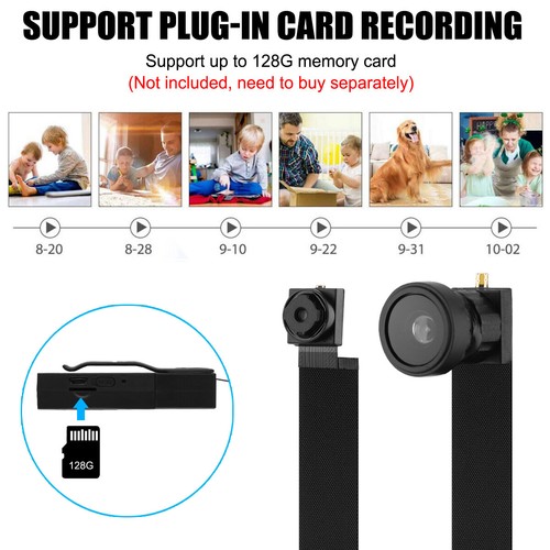 4K Mini Security Camera with Motion Alert WiFi APP Control DIY Adhesive Mount - Picture 6 of 24