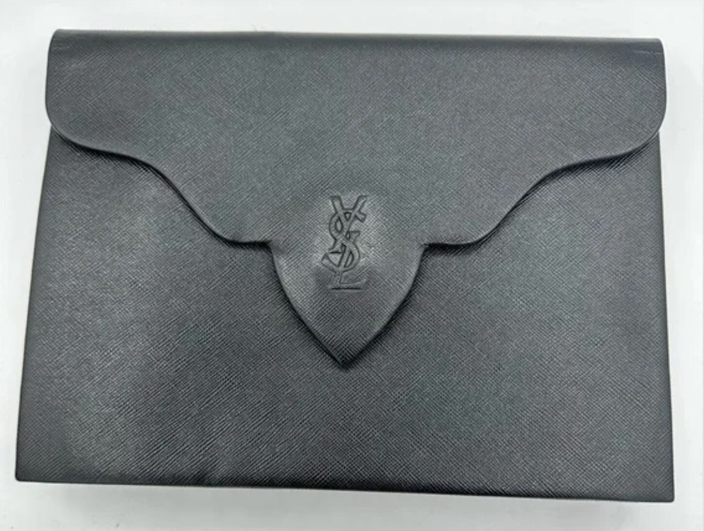 Saint Laurent YSL rara pochette e borsa a tracolla in pelle nera