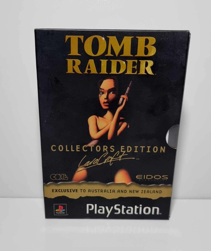 Sony PlayStation 1 PS1 Tomb Raider Set 1 2 3 Collectors Edition Lara Croft #4247