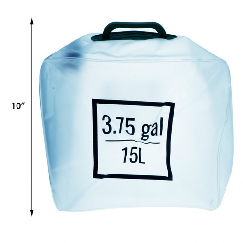 ASR Transportador de Agua Plegable Exterior con Mango 3.75 Galones Senderismo Camping - Imagen 5 de 7