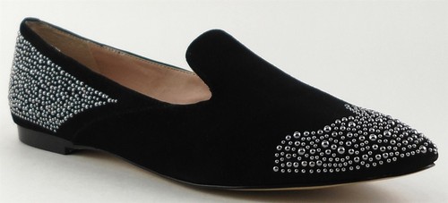 $140 FRENCH CONNECTION GABBIE Black Suede COMFORT Designer Loafers 5 EUR 35 - Picture 2 of 4