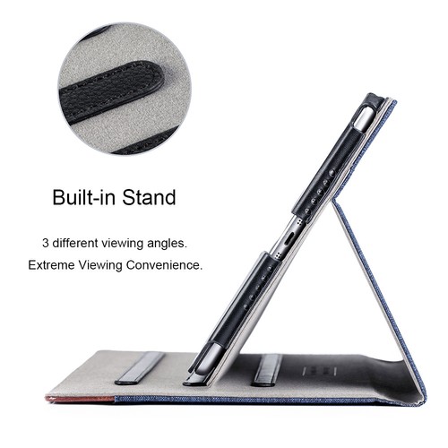 Funda inteligente tipo folio multiángulo con bolsillo para iPad 9.7 2018/2017/Air 1 2 - Imagen 51 de 90
