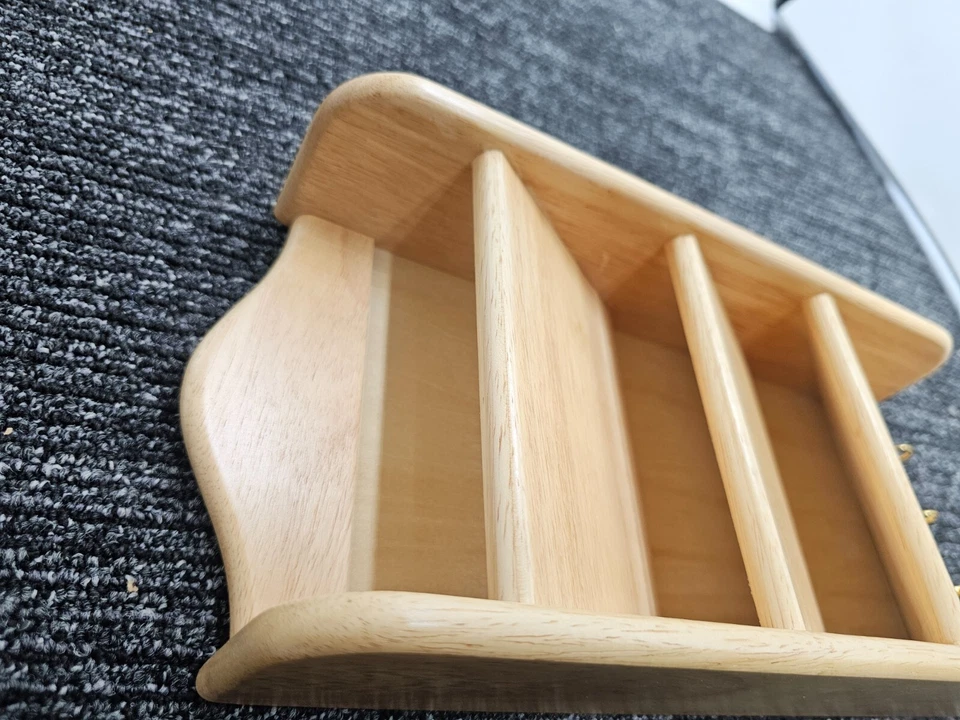 Soporte para cartas y llaves Fox Run, 3 x 6,25 x 6,25 pulgadas, marrón 4057 Foto 4 de 4