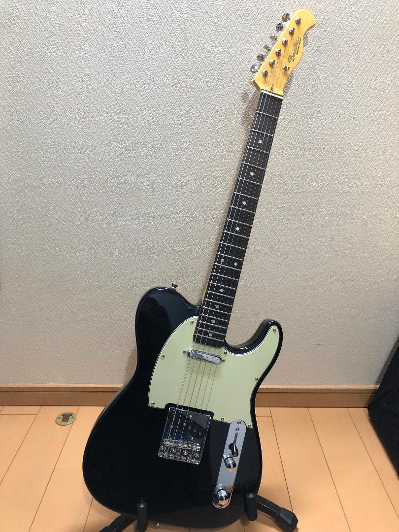 Bacchus BTE-350R Telecaster Black Electric Guitar Used From Bacchus BTE-350R Telecaster Black Electric Guitar Used From