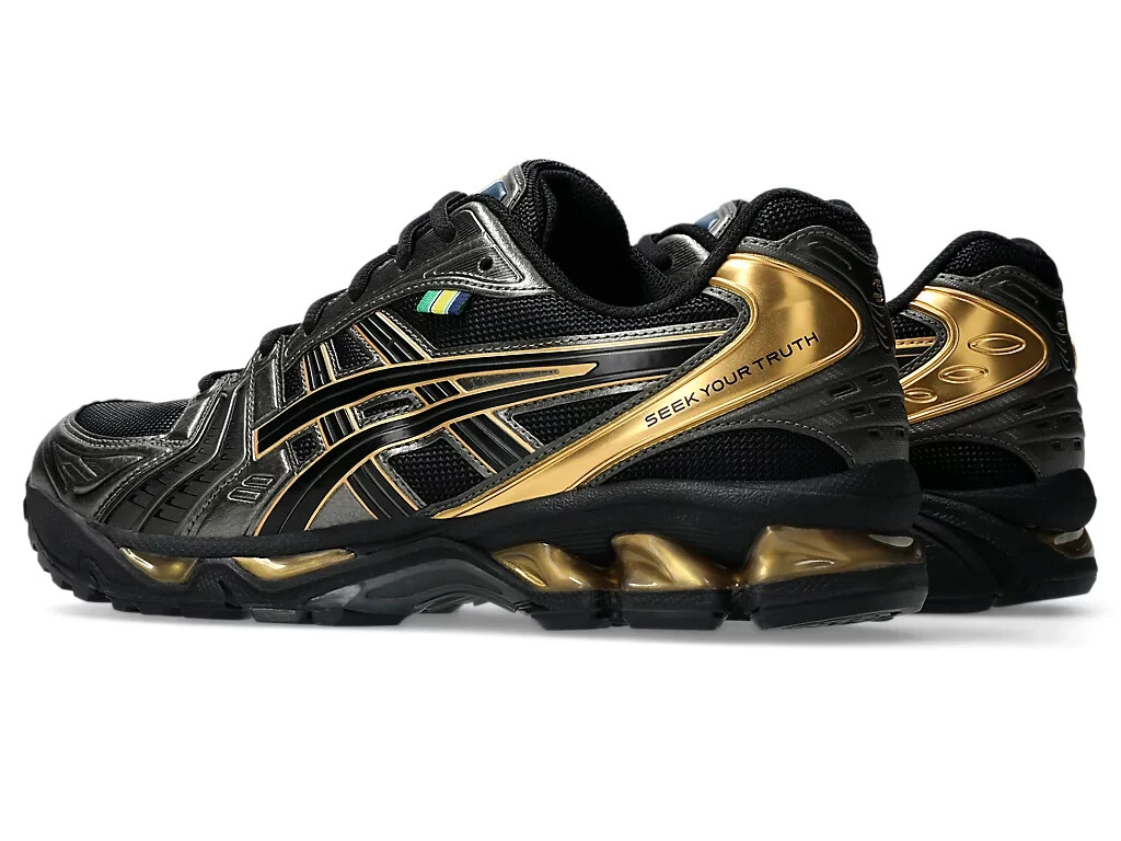 Ayrton Senna × Asics Gel-Kayano 14 Ayrton Senna × Asics Gel-Kayano 14 Black Pure Gold 1203A860-001