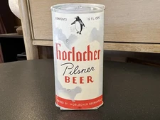 Rare Vintage HORLACHER Pilsner Beer Countertop Display Sign Bar Ad Standee